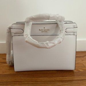Kate Spade White Staci Large Satchel